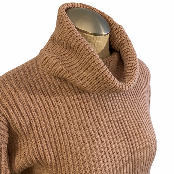 Philosophy Tops - Philosophy ribbed two tier cowl neck sweater